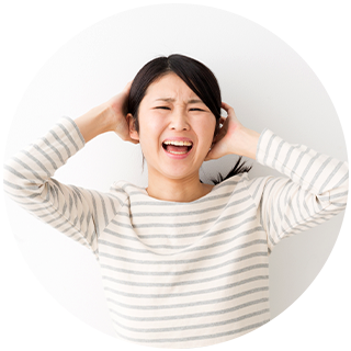 後頭部頭痛のイメージ